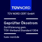TÜV Nord Ökostrom TÜV Nord Siegel für geprüften Ökostrom